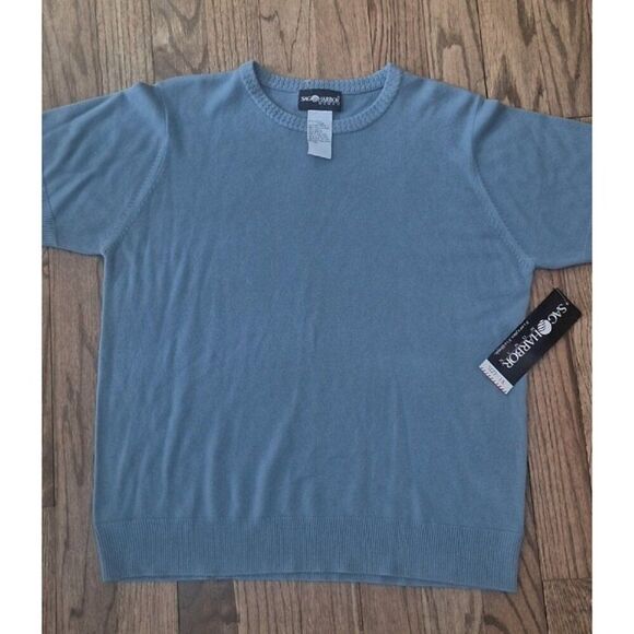 Sag Harbor Tops - NWT Sag Harbor Short Sleeve Plus Size Light Sweater Top Women's Size 1X